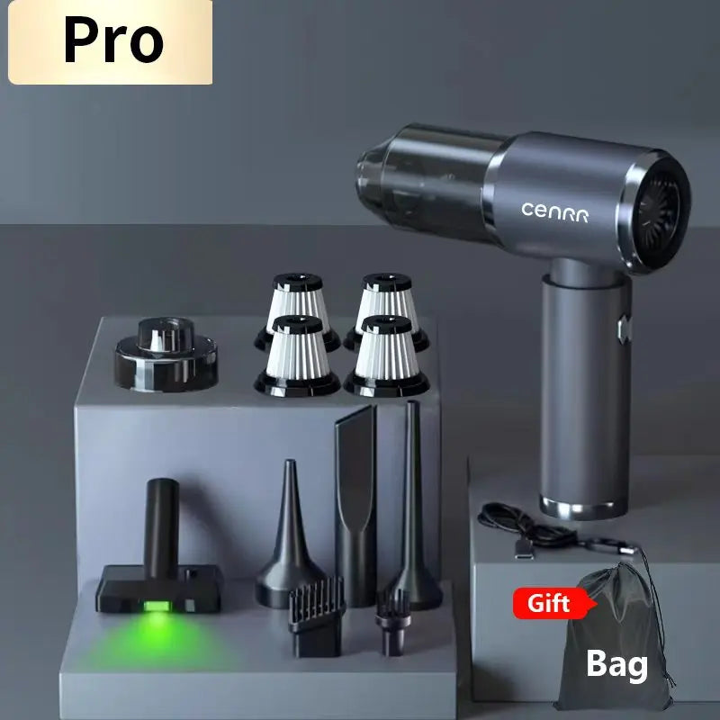 Aspirador Inalámbrico para Coche – Potencia 210.000 Pa, Silencioso y Recargable