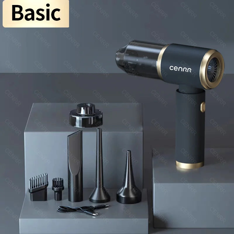 Aspirador Inalámbrico para Coche – Potencia 210.000 Pa, Silencioso y Recargable
