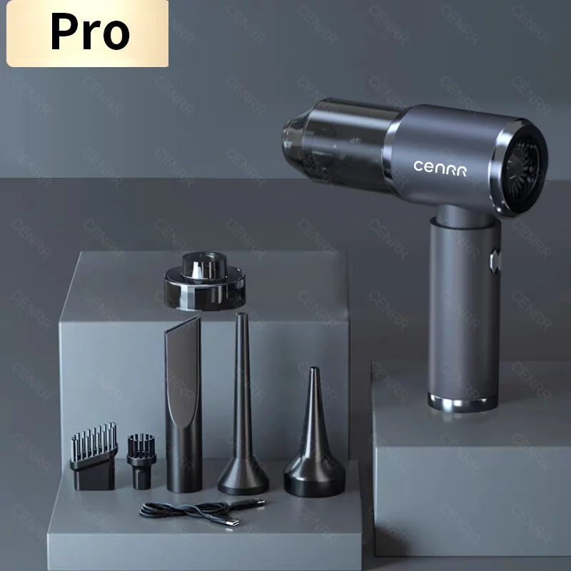 Aspirador Inalámbrico para Coche – Potencia 210.000 Pa, Silencioso y Recargable