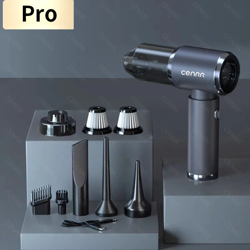 Aspirador Inalámbrico para Coche – Potencia 210.000 Pa, Silencioso y Recargable